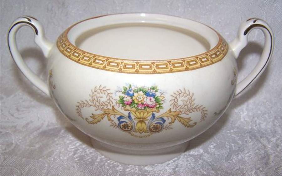 MEA3 Sugar Bowl No Lid by Alfred Meakin-1