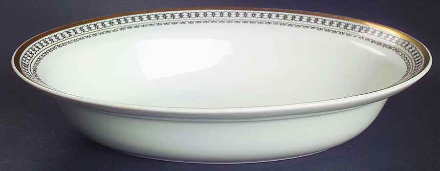 MEA36 7" Oval Vegetable Bowl by Alfred Meakin-1
