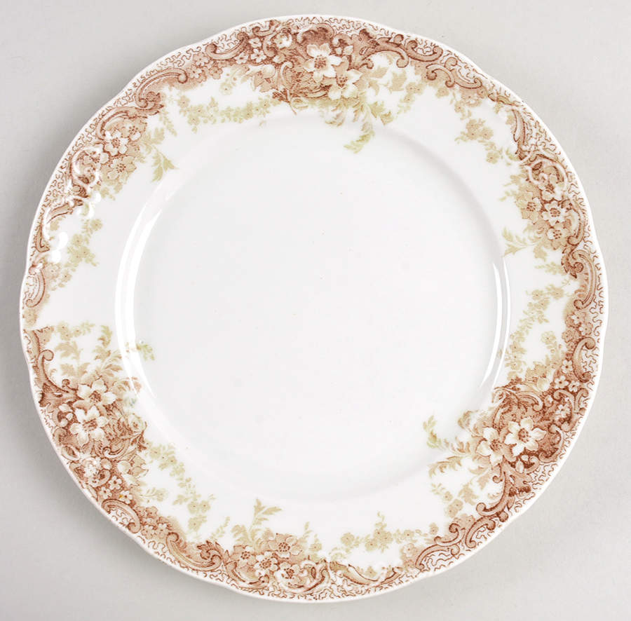 Medway Brown Luncheon Plate by Alfred Meakin-1