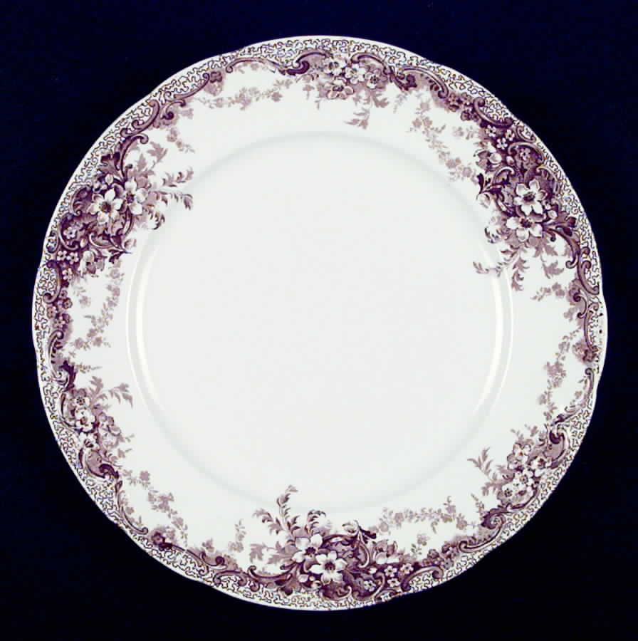 Medway Brown Dinner Plate by Alfred Meakin-1