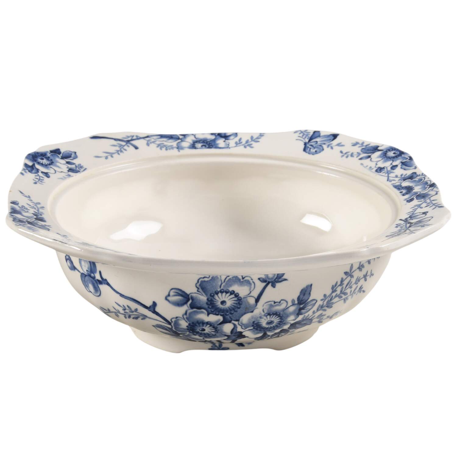 Medway Decor All Blue Square Vegetable No Lid by Alfred Meakin-1