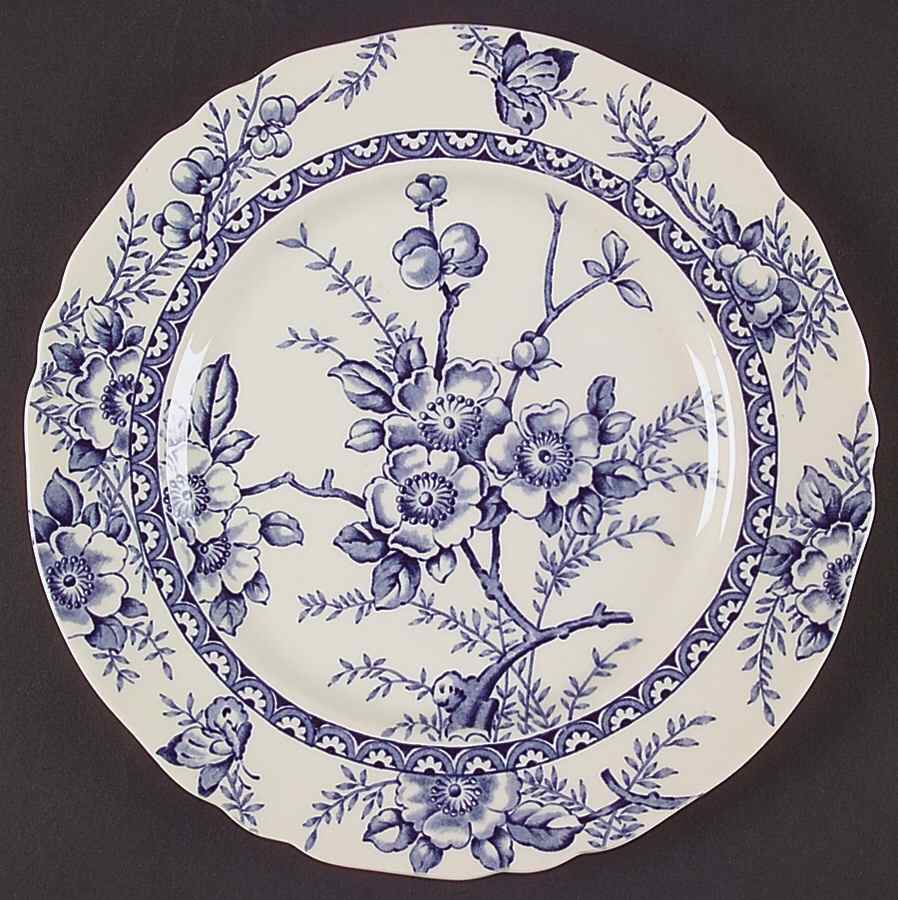 Medway Decor All Blue Salad Plate by Alfred Meakin-1