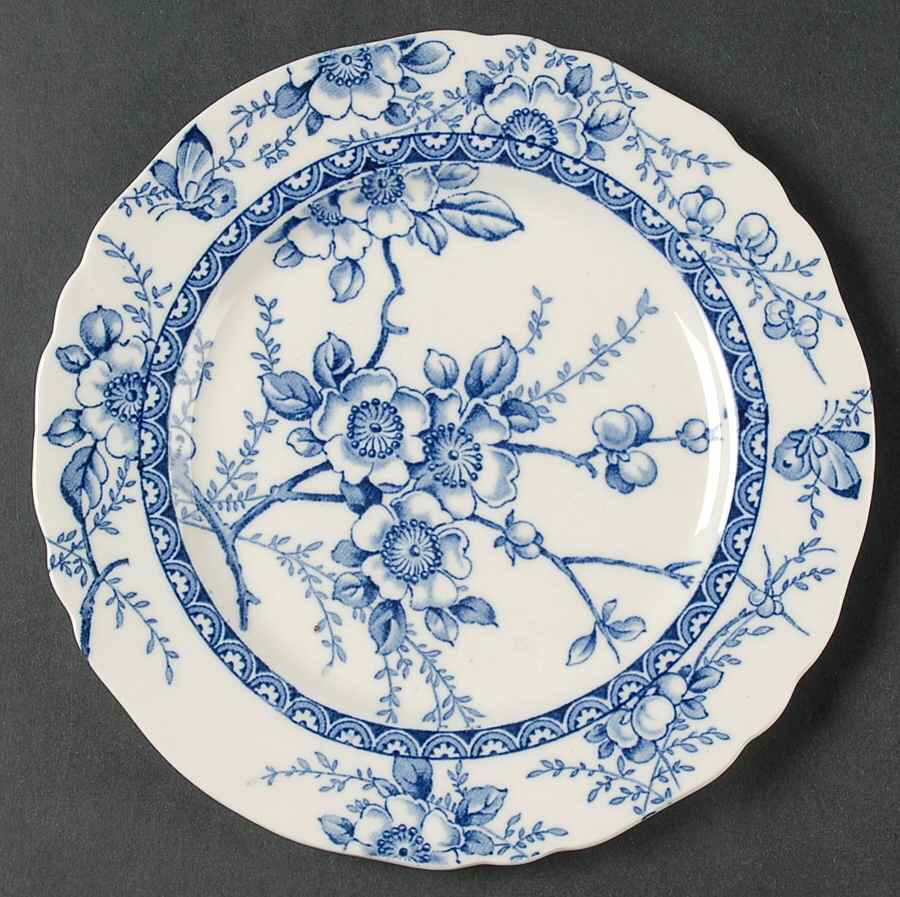 Medway Decor All Blue Dessert/Pie Plate by Alfred Meakin-1