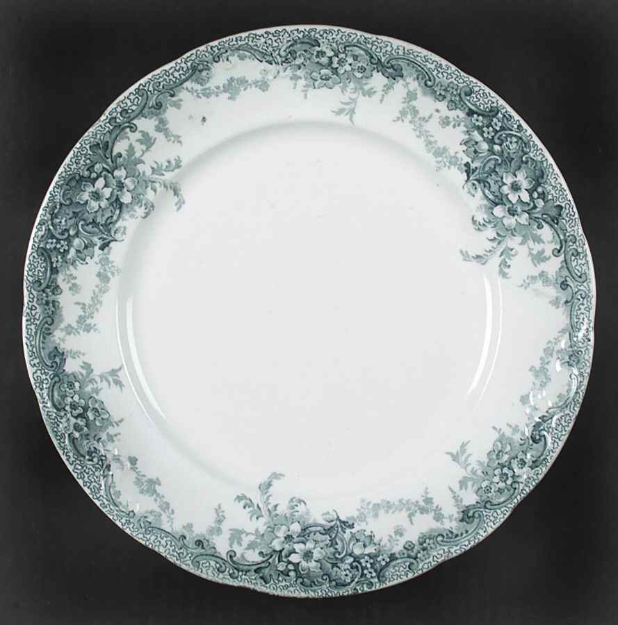 Medway Bluegreen Dinner Plate by Alfred Meakin-1