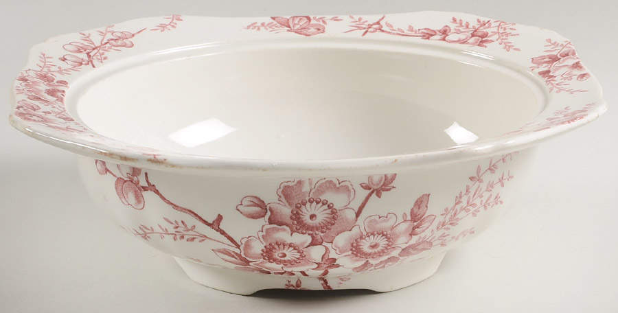 Medway Decor Pink Round Vegetable No Lid by Alfred Meakin-1