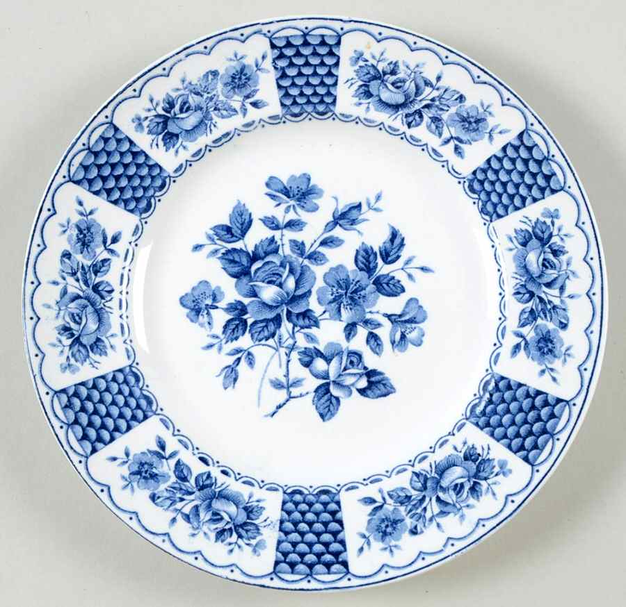 Melody  Blue Dessert/Pie Plate by Alfred Meakin-1