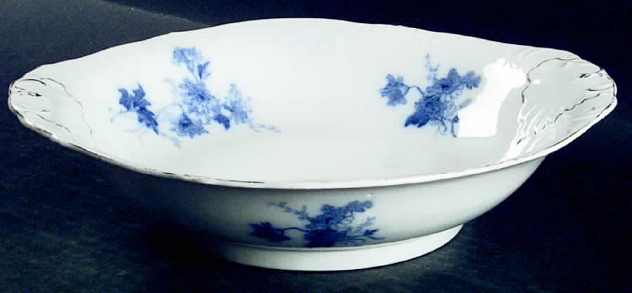 Messina (Flow Blue) 10" Round Vegetable Bowl by Alfred Meakin-1