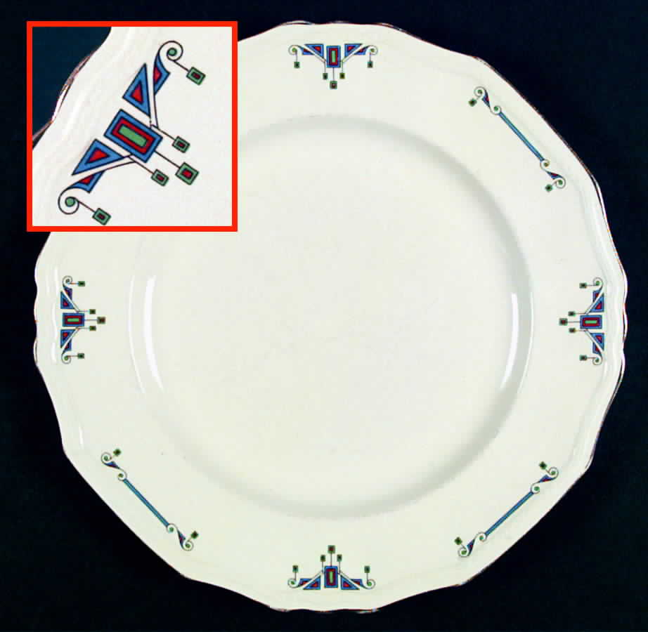 Orient Dinner Plate by Alfred Meakin-1