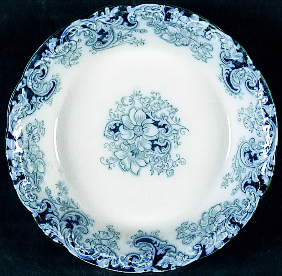 Ormonde Blue Green Fruit/Dessert (Sauce) Bowl by Alfred Meakin-1