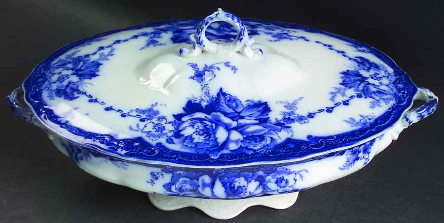 Ovando (No Trim) Oval Covered Vegetable by Alfred Meakin-1