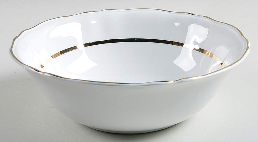 Perfection Gold 8" Round Vegetable Bowl by Alfred Meakin-1