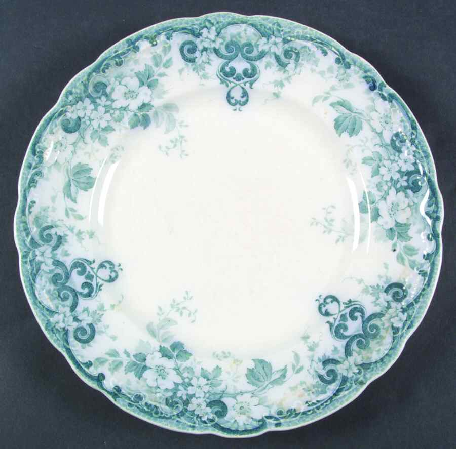 Richmond Green Dinner Plate by Alfred Meakin-1