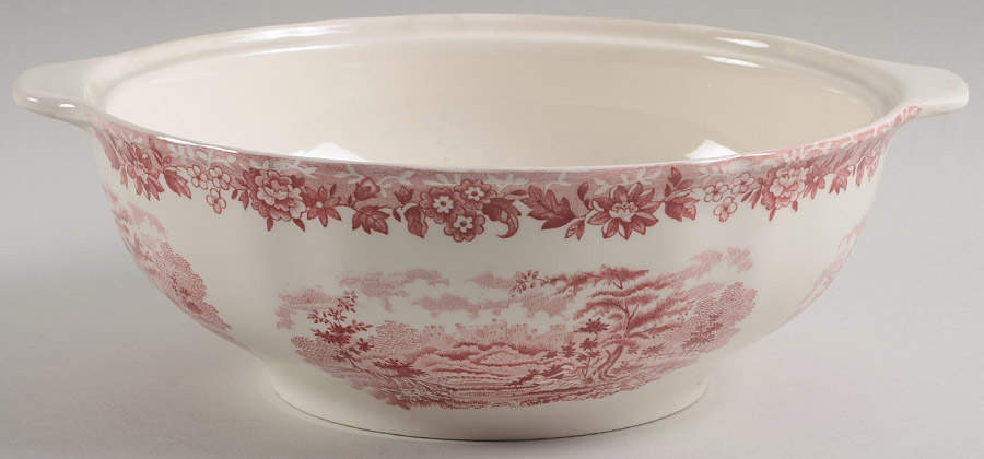 Romance Pink Round Vegetable No Lid by Alfred Meakin-1