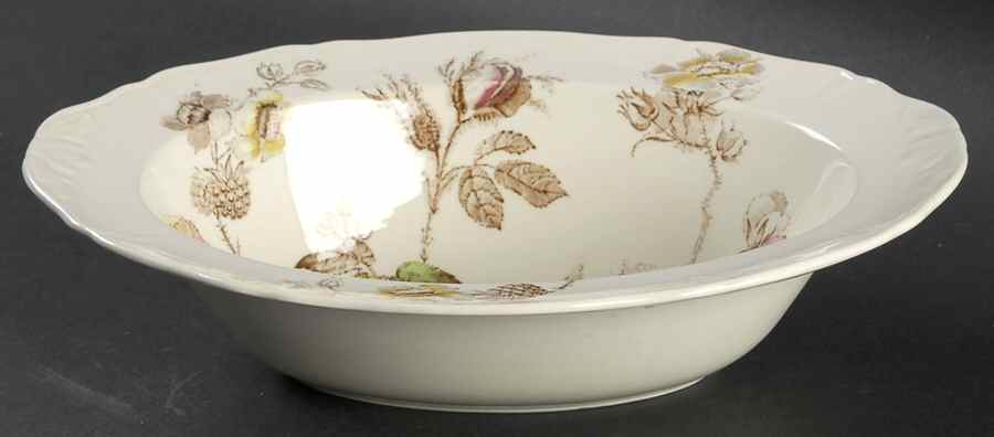 Rosalie 10" Oval Vegetable Bowl by Alfred Meakin-1
