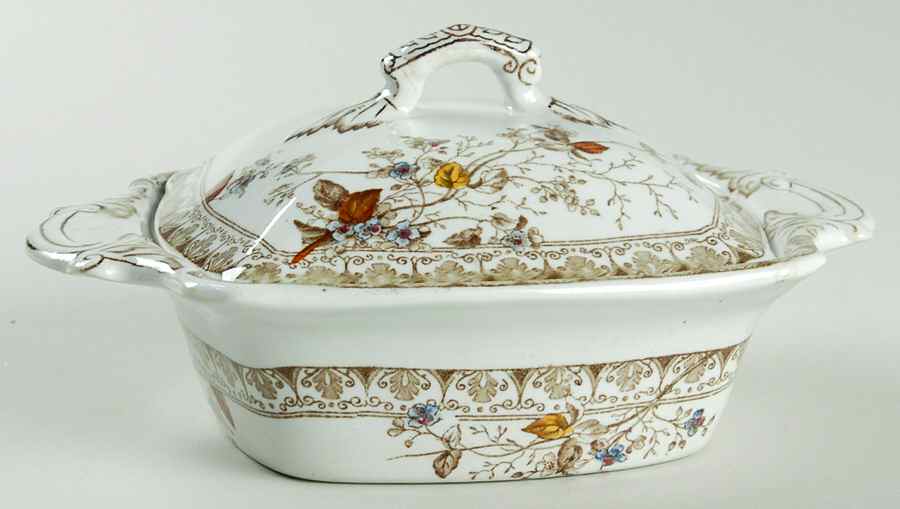 Rosaline Square Covered Butter by Alfred Meakin-1