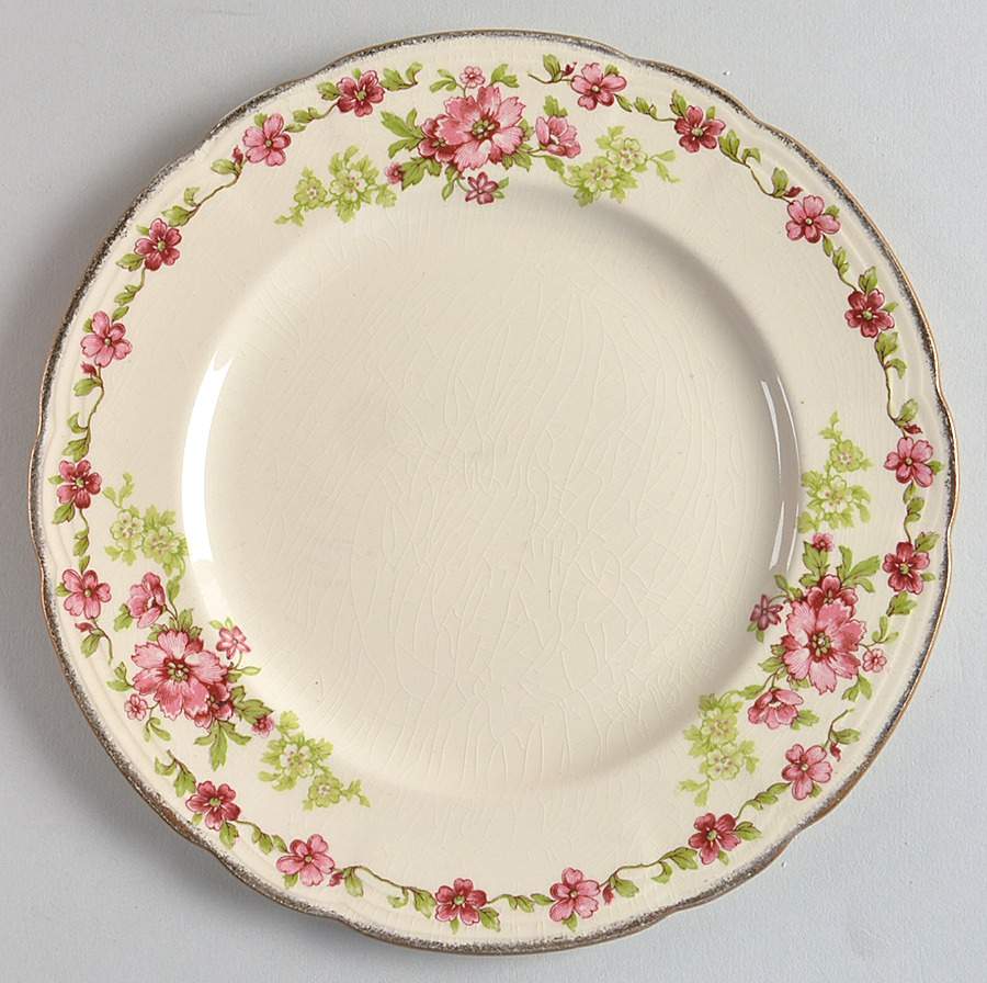 Rosecliffe Salad Plate by Alfred Meakin-1