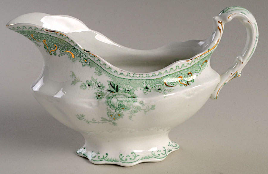 Roselle Gravy Boat by Alfred Meakin-1