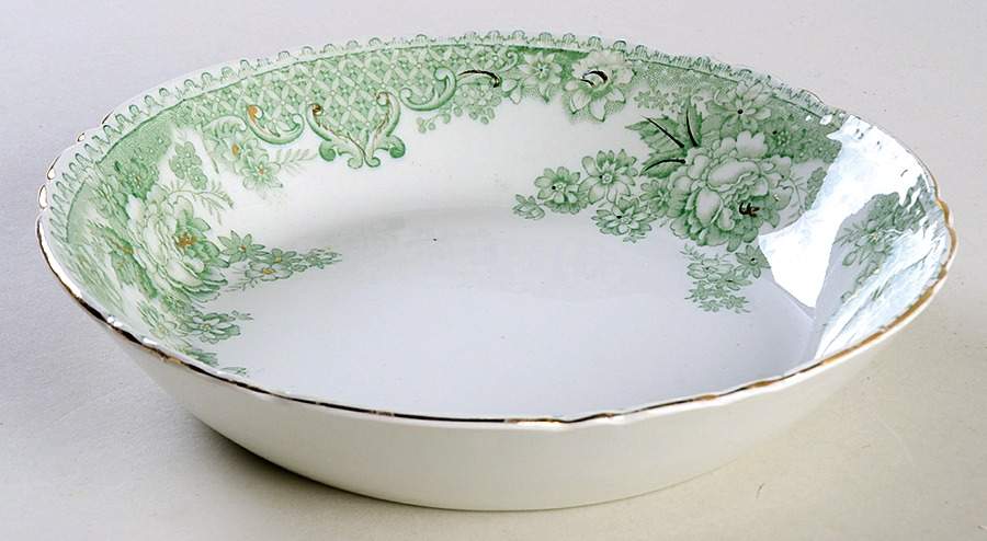 Roselle Rim Soup Bowl by Alfred Meakin-1