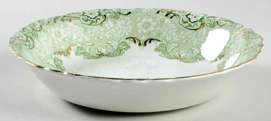 Roxbury Green Coupe Soup Bowl by Alfred Meakin-1