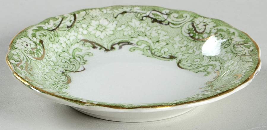 Roxbury Green Butter Pat by Alfred Meakin-1