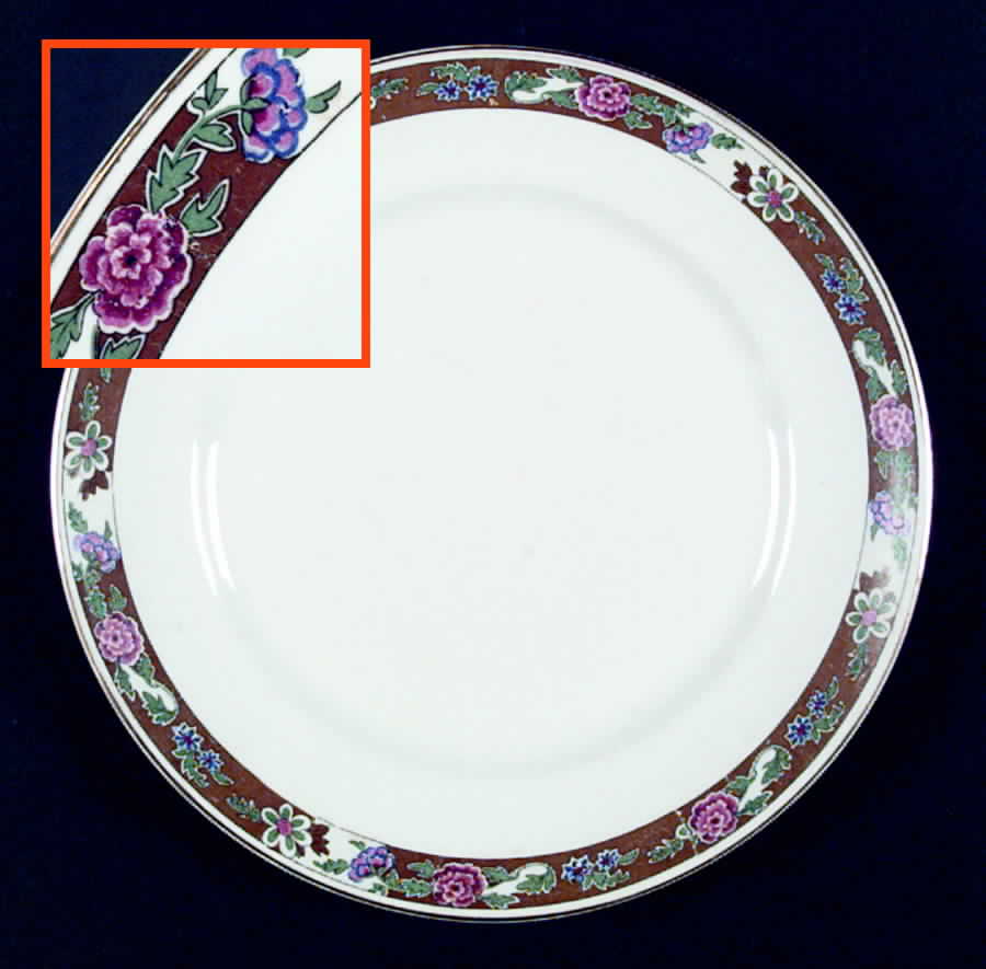 Tenby Luncheon Plate by Alfred Meakin-1