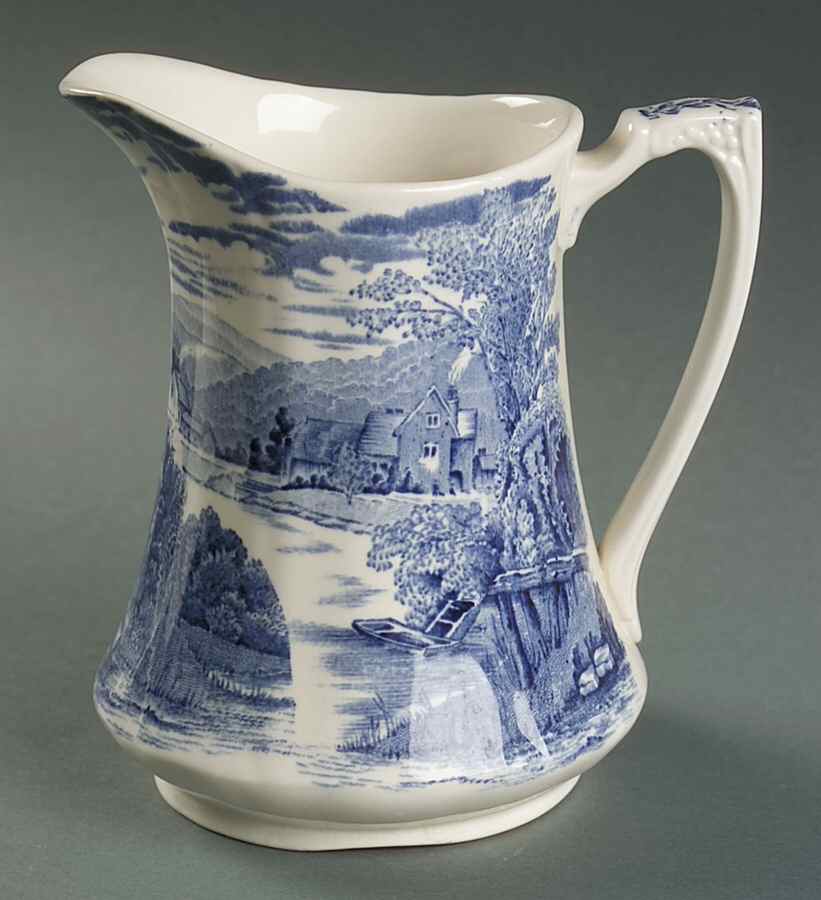 Tintern Blue 20 Oz Pitcher by Alfred Meakin-1