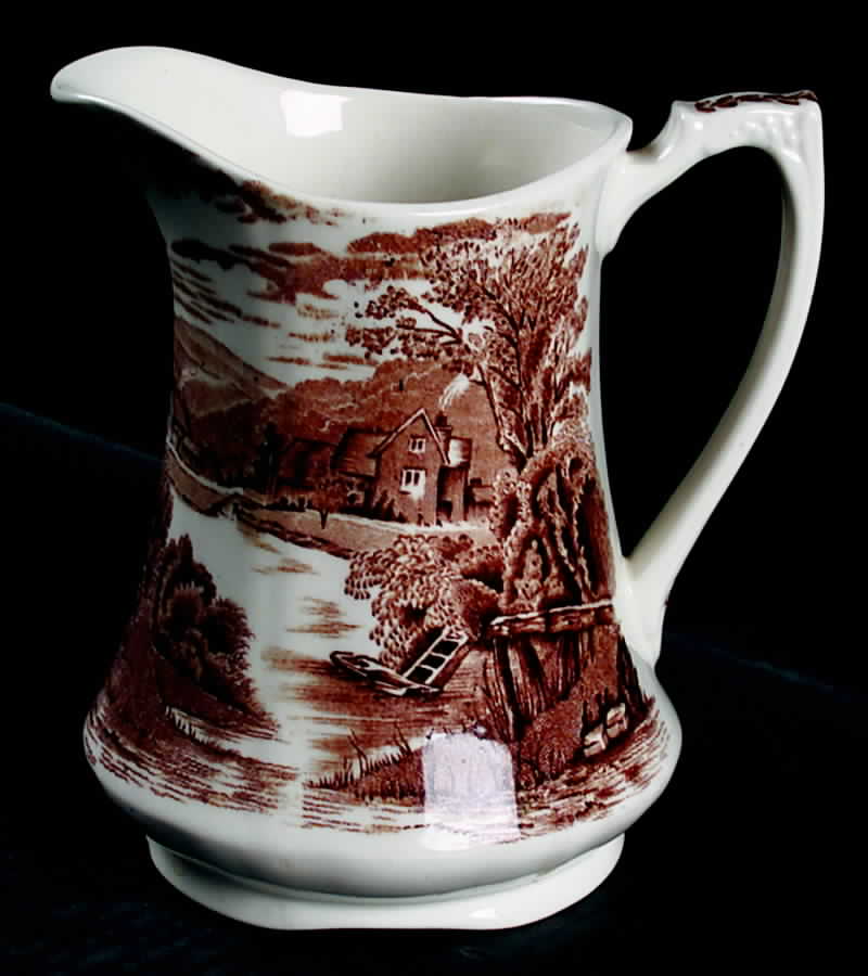 Tintern Light Brown 24 Oz Pitcher by Alfred Meakin-1