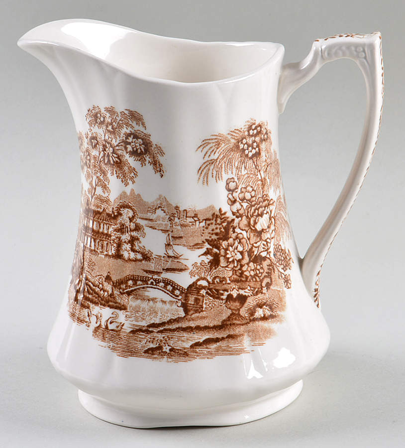 Tonquin Brown 12 Oz Pitcher by Alfred Meakin-1