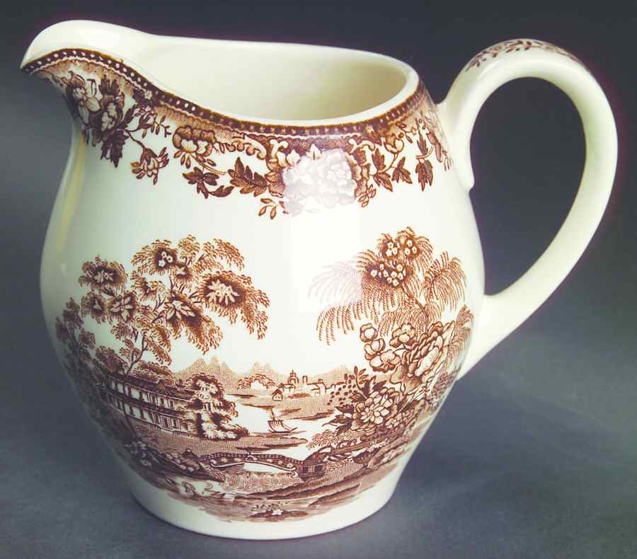 Tonquin Brown 16 Oz Pitcher by Alfred Meakin-1