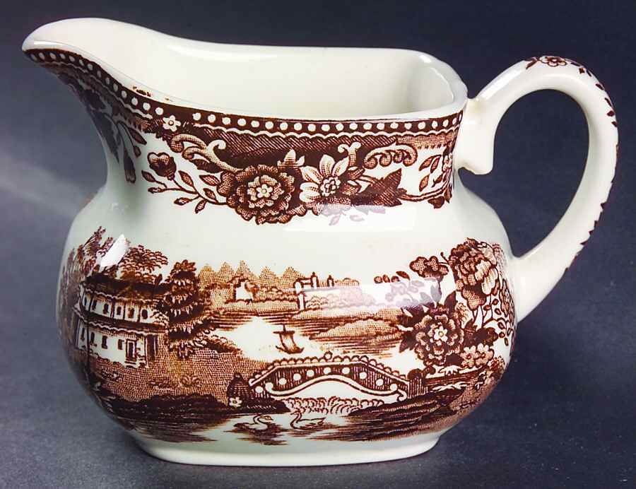 Tonquin Brown Creamer by Alfred Meakin-1