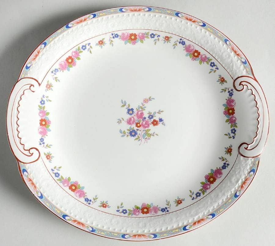 Torquay 10" Oval Serving Platter by Alfred Meakin-1