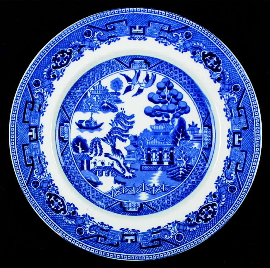 Willow Blue Dinner Plate by Alfred Meakin-1