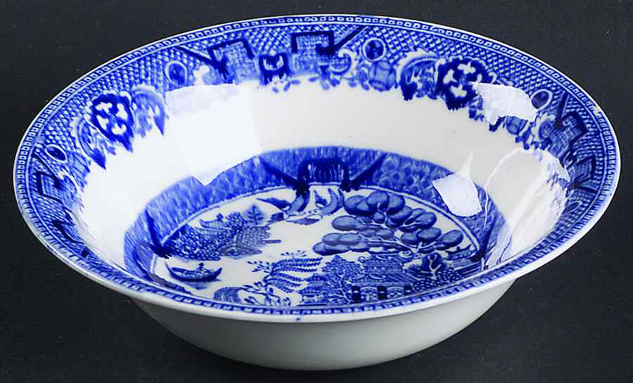 Willow Blue Coupe Cereal Bowl by Alfred Meakin-1