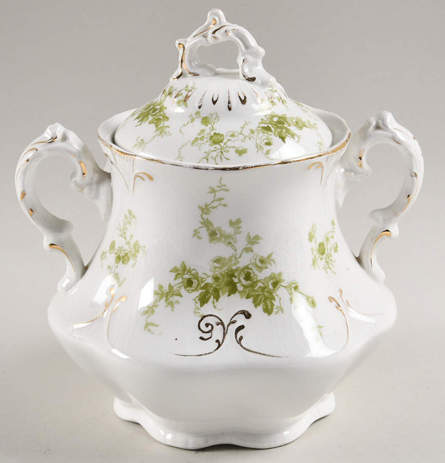 Windermere Sugar Bowl & Lid by Alfred Meakin-1