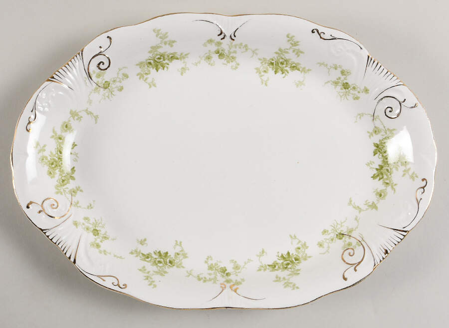 Windermere 10" Oval Serving Platter by Alfred Meakin-1