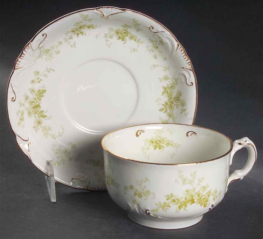 Windermere Flat Cup & Saucer Set by Alfred Meakin-1