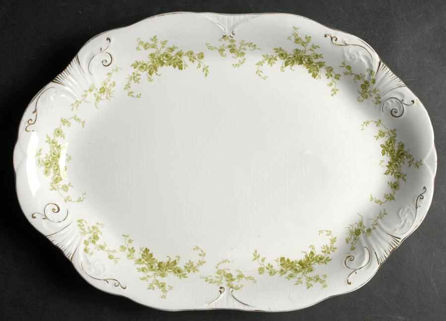 Windermere 14" Oval Serving Platter by Alfred Meakin-1