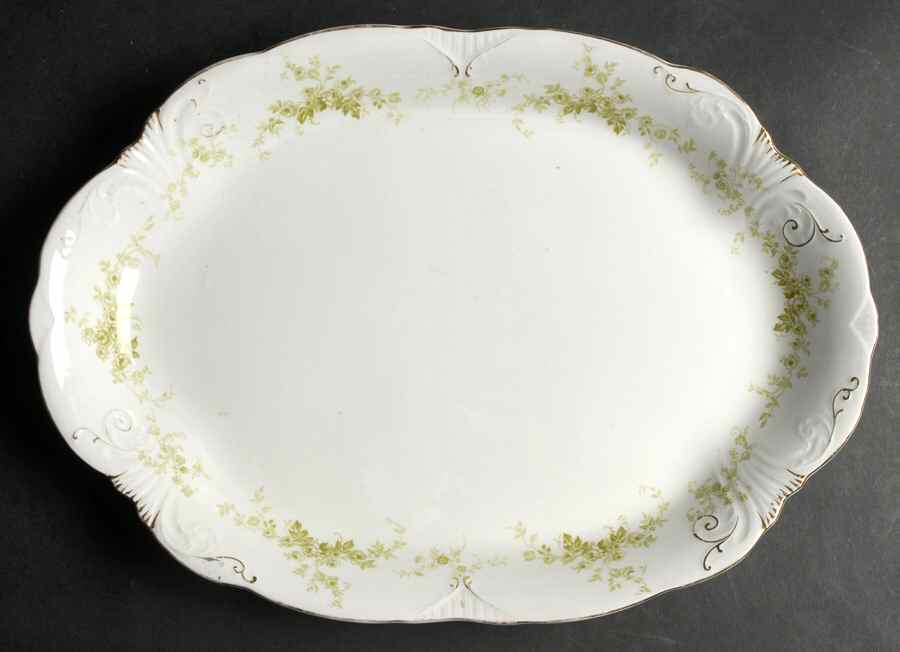 Windermere 15" Oval Serving Platter by Alfred Meakin-1