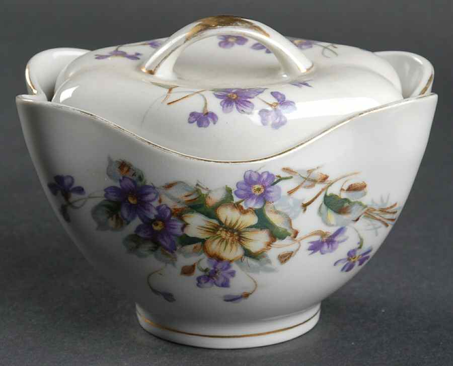 Adele (Norleans Shape) Sugar Bowl & Lid by Meito-1