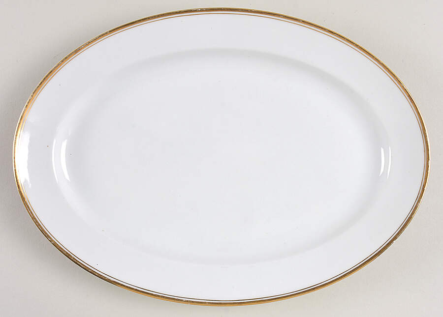 Adelaide 11" Oval Serving Platter by Meito-1