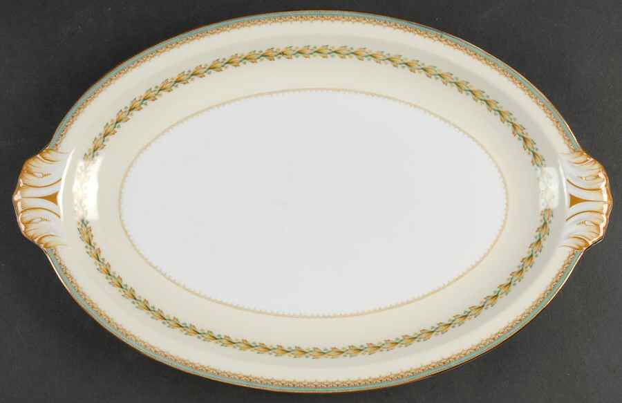 Alden 15" Oval Serving Platter by Meito-1