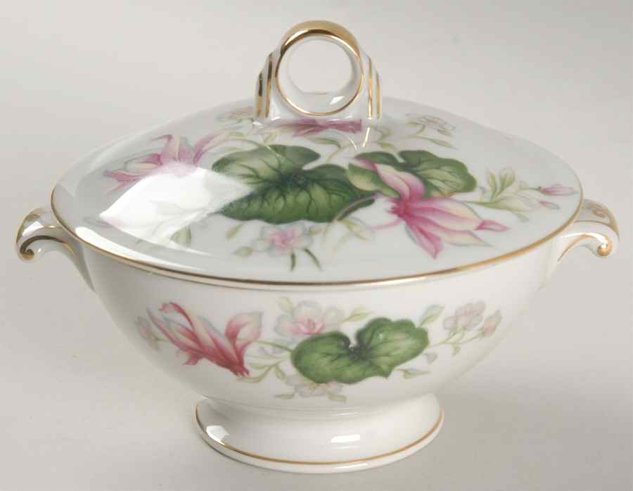 Alicia Sugar Bowl & Lid by Meito-1