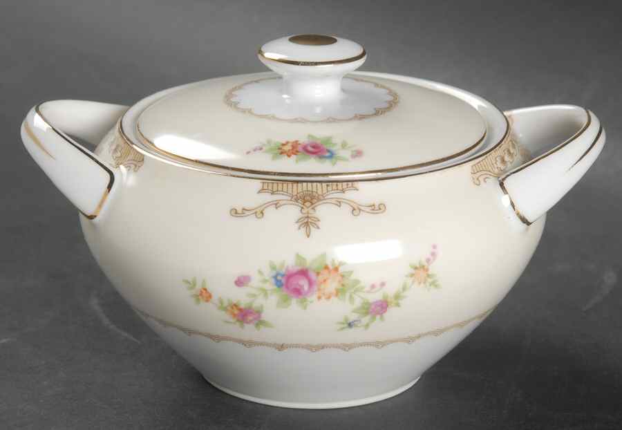 Ambassador Sugar Bowl & Lid by Meito-1