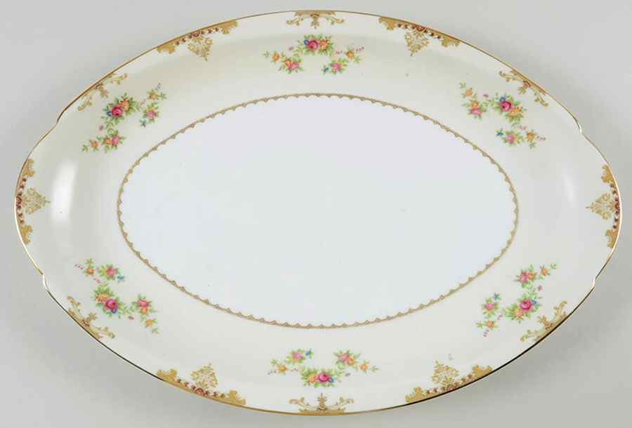 Ambassador 16" Oval Serving Platter by Meito-1