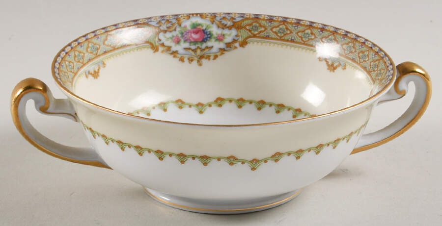 Annette Footed Cream Soup Bowl by Meito-1
