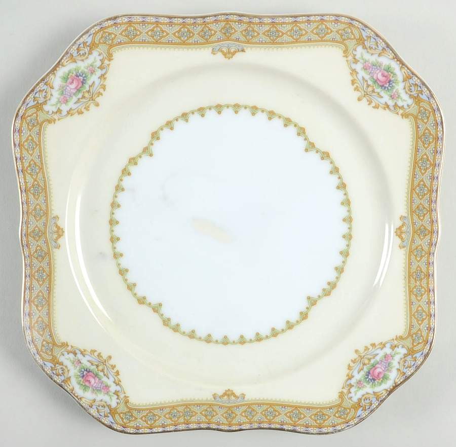 Annette Square Salad Plate by Meito-1