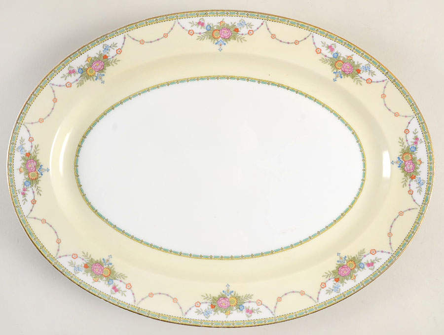 Antwerp 16" Oval Serving Platter by Meito-1