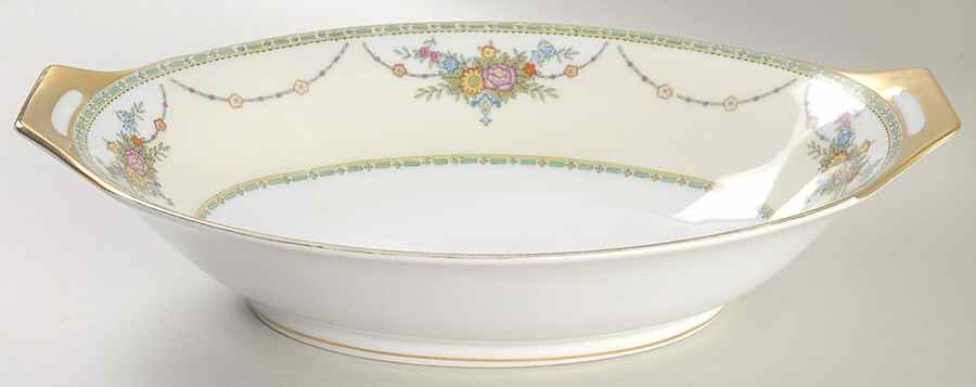 Antwerp 11" Oval Vegetable Bowl by Meito-1