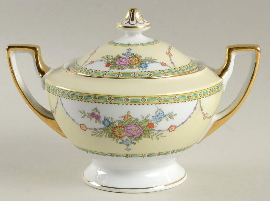 Antwerp Sugar Bowl & Lid by Meito-1