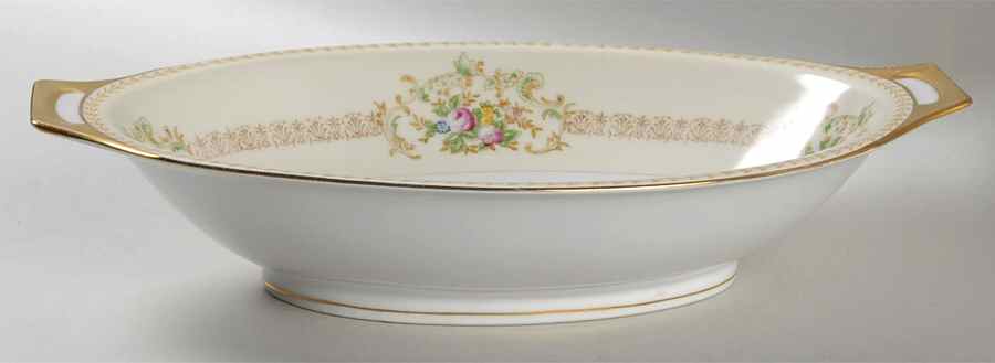 Arbor 11" Oval Vegetable Bowl by Meito-1